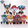 PAW PATROL Peluche Ufficiale PAW Patrol Big Movie 3 Rex Skye Chase Everest con Sciarpa e Cappello, per Bambini da 1 Anno in su, 15,2 cm