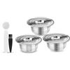 i Cafilas Capsule ricaricabili iCafilas per dosatore riutilizzabile in acciaio inossidabile Bialetti Crema Espresso Maker