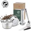i Cafilas Filtro riutilizzabile per capsule di caffè riutilizzabili da cucina in capsule di caffè riutilizzabili in acciaio inossidabile compatibile con accessori per caffè Delta Q