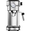 Cecotec Macchina per Caffè Espresso e Cappuccino Cafelizzia 790 Steel Pro. 1350W, Manometro, Sistema Thermoblock, 20 Bar