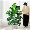 Kmitang 70-100 cm Albero Monstera artificiale Piante di palma finte Foglie di tartaruga di plastica Piante di paesaggio tropicale per la decorazione dell'ufficio del giardino di casa