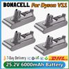 bonacell 6000mAh Per Dyson V11 25.2V Aspirapolvere Batteria Batteria Ricaricabile Per V11 Serie Tipo di Clip Batteria di Ricambio