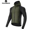 ROCKBROS Maglia da ciclismo in pile termico invernale Piumino ultraleggero da uomo MTB Abbigliamento da bicicletta da strada Cappotto da ciclismo a maniche lunghe