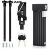 riderace Lucchetti per catena da ciclismo Lucchetto per bicicletta pieghevole Scooter elettrico per bici MTB antifurto portatile ad alta sicurezza
