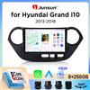 Junsun Autoradio Junsun Wireless CarPlay Android Auto per Hyundai i10 Mk2 (IA) 2013-2019 con ventola di raffreddamento integrata, navigatore GPS Android, lettore multimediale, WiFi, DSP, RDS, BT, SWC,