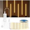 MALITAI Pannello acustico a LED Striscia luminosa decorativa COB Touch Dimmerabile Lampada da parete Sfondo Mostra scaffale sotto l'armadio Luce notturna della camera da letto