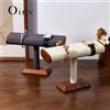 Oirlv Scaffale per orologi in legno Espositore per orologi con barra a T Supporto per organizzatore di gioielli per riporre gioielli da tavolo con bracciale per orologi