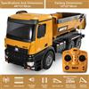 JIKEFUN HUINA 1573 RC Dumper Truck Car 1/14 10CH Veicolo di ingegneria telecomandato Caricatore Bulldozer Giocattoli per ragazzi Bambini Regali di Natale