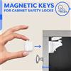 DHDH Nuovo stile Blocco di sicurezza per bambini Serrature magnetiche invisibili Prodotti per la prova del bambino Accessori di sicurezza Autoadesivi o fissati a vite