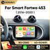 Ainavi Autoradio Android Ainavi per Mercedes Benz Smart Fortwo 453 2015 2016 2017 2019, Sistema Multimediale con Carplay Wireless e Android Auto