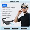Blackview Occhiali intelligenti Chiamata Bluetooth Lettore musicale audio Occhiali Occhiali da sole intelligenti Occhiali da uomo antiriflesso UV per ciclismo all'aperto