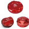 Bevinsee Tappo radiatore e coperchio olio motore e tappo serbatoio liquido freni per VW per Golf 7/7.5 GTI R per Tiguan MK2 per Audi A3 S3 RS3