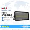 aicpose 1-6PCS/200W Luce stroboscopica LED RGBW 4in1 48 zone Bianco 8000K DMX Super Bright Dj Wall Washer Bar Luce stroboscopica Effetto luce scenica