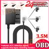 WDSZKMYF Kit cavo rigido OBD Porta tipo C/Porta micro USB/Mini USB compatibile con il 98% del cavo caricatore per cruscotto per auto Monitor di parcheggio 24 ore
