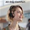 NONE Cuffie Bluetooth Wireless con Fascia, Cuffie con Cancellazione del Rumore, Bassi Potenti, Audio Stereo, 24 Ore TEISCHE