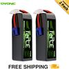 OVONIC Batteria LiPo OVONIC 6S 6000mAh 22.2V 120C con Connettore EC5 per Aeromodelli RC, Quadricotteri ed Elicotteri, Confezione da 2