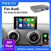 REEIIO Modulo Auto Android CarPlay senza fili per Audi A3 8V Q2 2013-2018 MIB MIB2 Inchiostro a specchio AirPlay Navigazione GPS Bluetooth