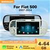 SMOONAVI Stereo per auto Android 2Din per FIAT 500 2007-2015 - Navigazione GPS 4G Wifi Wireless CarPlay Android Auto Plug & Play