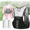 NEWBOLER Zaino da Trail Running Outdoor 5L Ultraleggero per Uomo e Donna, Gilet Idratazione per Corsa, Borsa per Bicicletta e Maratona, per Escursionismo