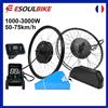ESOULBIKE Kit di Conversione Bici Elettrica con Motore Mozzo Posteriore 72V 3000W MTX 52V 2000W 48V 1500W 1000W e Batteria 20Ah 30Ah 35Ah