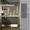 HAMRVL Pannelli LED da Parete Dimmerabili con Interruttore Touch, Autoadesivi, 3000K/4000K/6000K Opzionali, per Camera da Letto/Soggiorno/Listelli in Legno/Scale