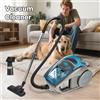 DWiusty Aspirapolvere con filo da 2800W, 15000Pa con ionizzatore e 6 accessori per peli di animali domestici/anti-acaro, cavo da 5m per uso domestico