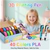 BEGRINT Nuova Penna 3D per Bambini con Schermo, 40 Colori, Filamento PLA 1.75mm, Disegno Fai-da-Te per Ragazzi e Ragazze, Regalo di Compleanno