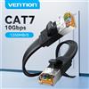 Vention Cavo Ethernet piatto Vention Cat 7 ad alta velocità Gigabit RJ45, cavo di rete LAN 10Gbps, cavo patch per laptop, router, Ethernet
