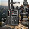 SHJ 2025 Baofeng UV-5R Mini Walkie Talkie 5W 999CH Air Band Ricaricabile Type-C Bluetooth APP Programmabile Copia Frequenza Wireless Radio