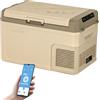 Alpicool Frigorifero Portatile per Auto Alpicool 30 Quart GE30, Congelatore per Auto 12 Volt, Frigo a Raffreddamento Rapido, con Alimentazione 12/24V DC e 100-240V AC