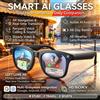 GUHUAVMI Nuovi Occhiali Smart AI 2026 con Fotocamera 4K 800W, Foto e Video, Bluetooth 5.4 e ENC, Traduzione ChatGPT, Occhiali da Sole Musicali per Uomo e Donna