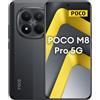 POCO M8 Pro 5G Versione Globale Snapdragon ® Smartphone 7s Gen 4 con Display AMOLED da 6,83 Pollici 1,5K, Batteria Massiccia da 6500mAh e NFC