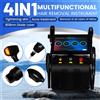MYOSLIM Macchina 4in1 5000w Soprano Titanium Ice Platinum Laser a Diodi 4 Lunghezze d'Onda ND:YAG RF IPL OPT per Epilazione Indolore