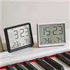 NONE Termometro Igrometro Multifunzione Automatico, Monitor Elettronico di Temperatura e Umidità, Orologio, Stazione Meteo, Strumenti Termometrici per la Casa