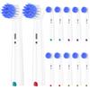 NONE Testine di Ricambio Extra Morbide Compatibili con Spazzolino Elettrico Oral B, Testina Rotante per Pulizia di Precisione