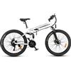 Samebike Bicicletta Elettrica da Montagna 26 Pollici LO26-II-YD 48V Ebike Batteria al Litio 14Ah Motore Posteriore Doppia Sospensione Freno Idraulico Bicicletta Elettrica