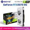 SOYO Scheda grafica SOYO NVIDIA GeForce RTX3070 8G Memoria GDDR6 Scheda grafica da gioco a 256 bit PCIE4.0x16 compatibile con HDMI DP per computer desktop