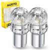 AUXITO LED 1156 P21W 1157 P21/5W 7443 W21/5W 7440 W21W DRL Luce di Parcheggio e Retromarcia, Lampadina Proiettore Auto Canbus Bianco Giallo Rosso 2 Pezzi