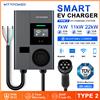 WityPower Caricatore EV WityPower Tipo 2 7kW 11kW 22kW Wallbox 1/3 Fase Controllo WiFi APP Corrente Regolabile Stazione di Ricarica per Auto Elettriche