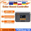 PowMr Regolatore solare MPPT step-up PowMr 10A ingresso PV 15-60V max 400W per batterie 24/36/48/60/72V piombo gel LiFePO4 litio schermo LCD senza ventola silenzioso impianto isolato casa camper