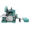 NONE Macchina da Cucire Overlock Elettrica da Tavolo 150W con Pedale, 3000 Punti/min, Larghezza Overlock Regolabile 2,5-3,5 mm