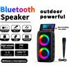 LeTecnologia Altoparlante Bluetooth Portatile per Auto 8800mAh 30H, Doppio Woofer da 3" e Spettacolo di Luci LED, Bassi TWS, Radio FM, USB/TF per Veicoli e Audio Esterno