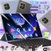 NONE Versione Globale Schermo Grande IPS HD da 10,36' 16MP+32MP Android 13.0 16GB RAM 1TB ROM 20000mAh 14 Core 5G WiFi Dual Sim Card con Auricolare Bluetooth