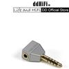 ddHiFi DD ddHiFi DJ30SE Adattatore da 4,4 mm maschio a 3,5 mm femmina bilanciato a single-ended per lettore audio HiFi