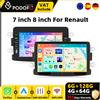 podofo Autoradio Android Podofo 8" 6G+128G per Dacia Duster Sandero 2010-2015 Logan Dokker 2012 Lettore Multimediale Video per Auto CarPlay/Android Auto BT Sistema Intelligente per Auto Navigazione GPS WiFi