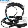 fartalk Tubo dell'aria Gola Vibrazione Microfono Auricolare per Motorola Xir P8268 P8200 MTP850S DP3600 APX 2000 DGP8550 Walkie Talkie Auricolare