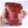 7319 Carato Naturale Africano Rosso Rubino 155 X 98 MM Gemma Certificato Grezzo