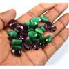Sai Gems Naturale Mix Taglio Smeraldo & Ametista Loose Gemma Ingrosso Lotto 100-1000 KT