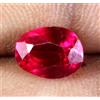 Certificato Utah Berillo Bixbite Rosso Smeraldo 3.35 Carato Naturale Ovale Gemma