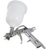 Einhell Original Pistola a spruzzo di vernice con alimentazione a gravità | pressione di esercizio max. 4 bar | serb. gravità 600 ml | regol. vernice | getto puntiforme/ampio | ugello girevole